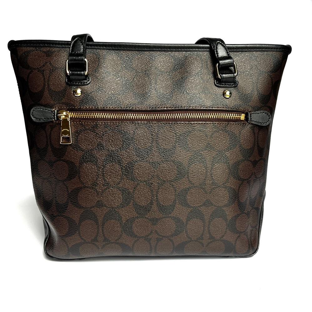 Coach Signature | Zip Top | Tote Bag - Picture 9 of 17